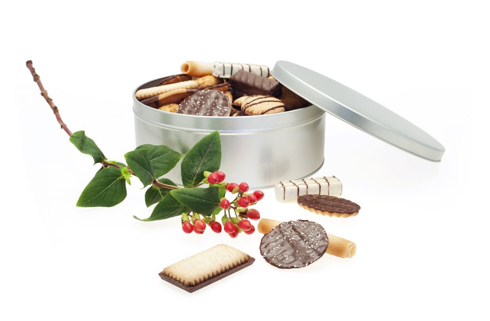 Boite à biscuits ronde