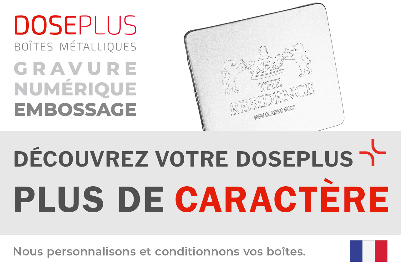 Gaufrage sur boite metallique MDE-015