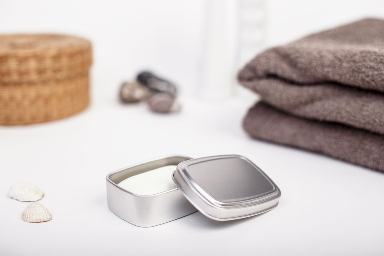 Porte-savon en aluminium