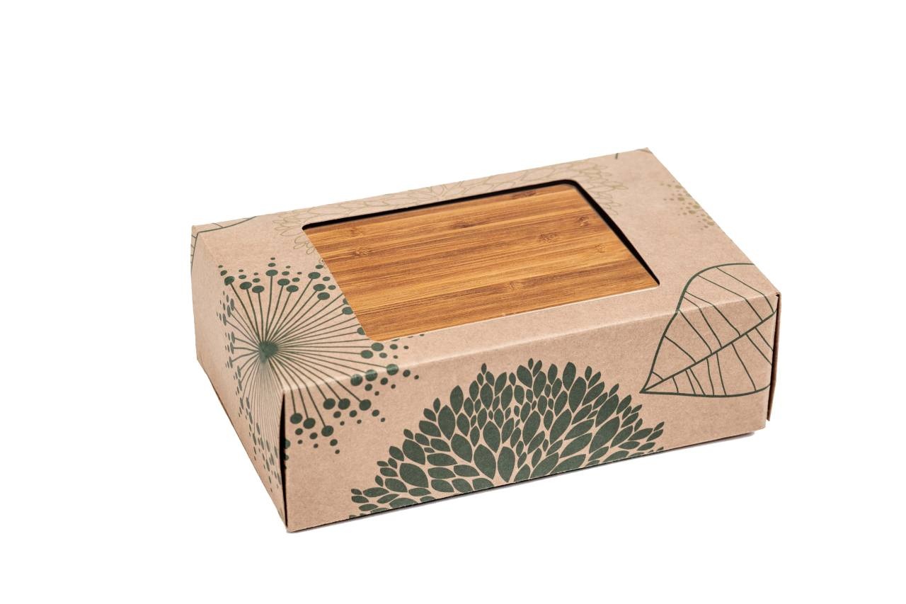 Boite cadeau jungle snack design exotique metallique