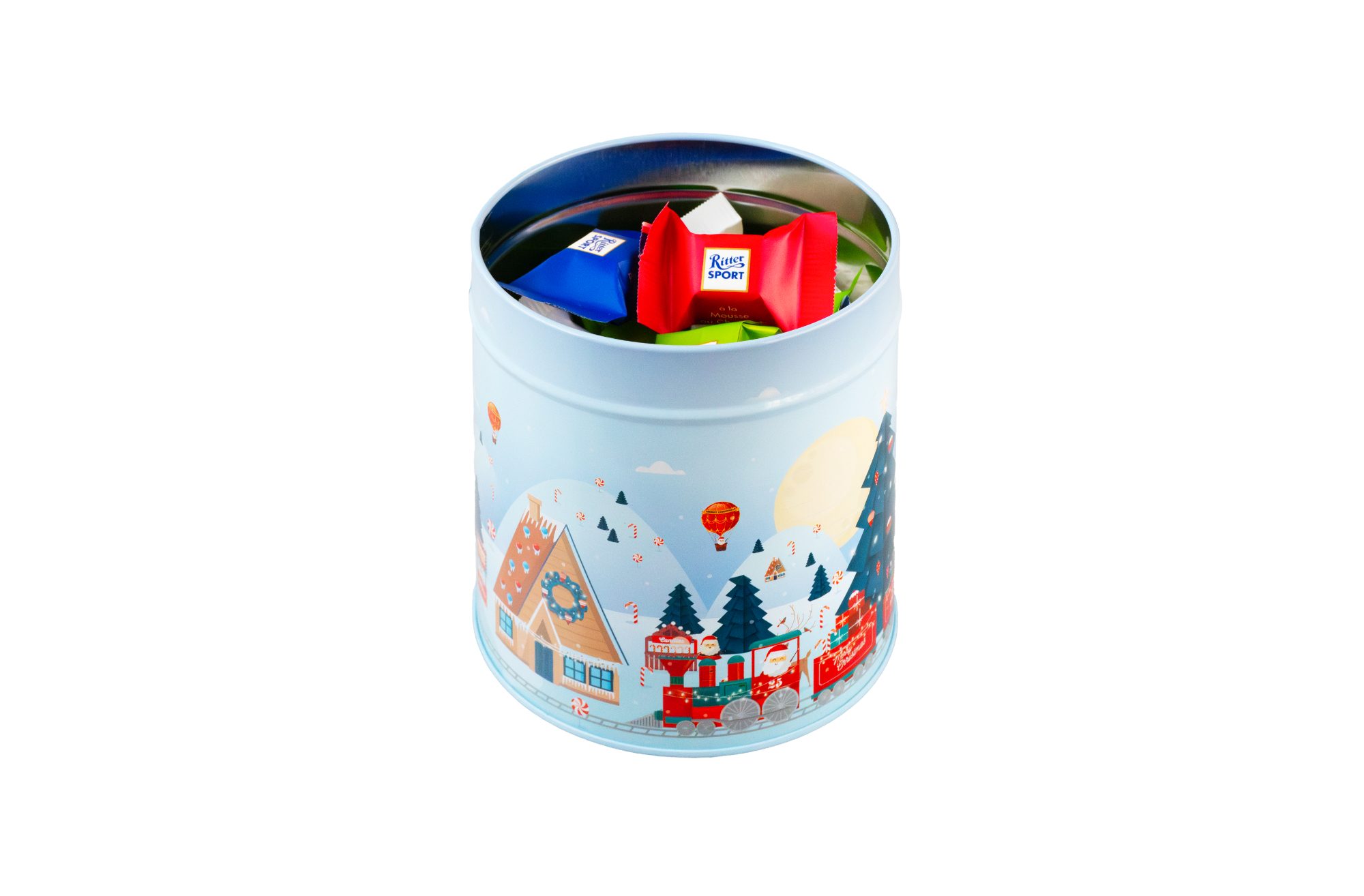 Boite Noel Express neige Ritter Sport vue 3