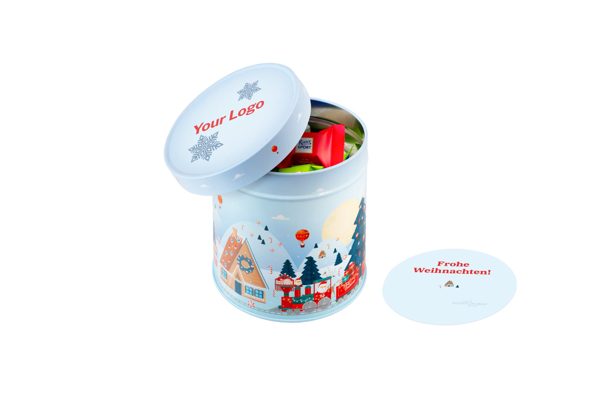Boite Noel Express neige Ritter Sport vue 2