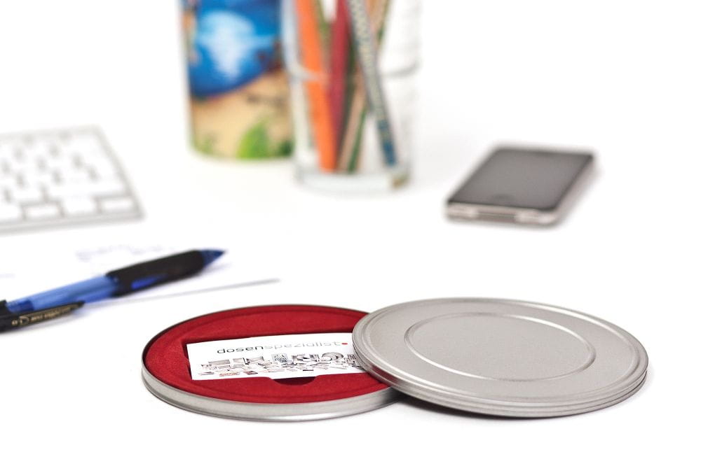 Emballage metallique Box2Bon Film rouge