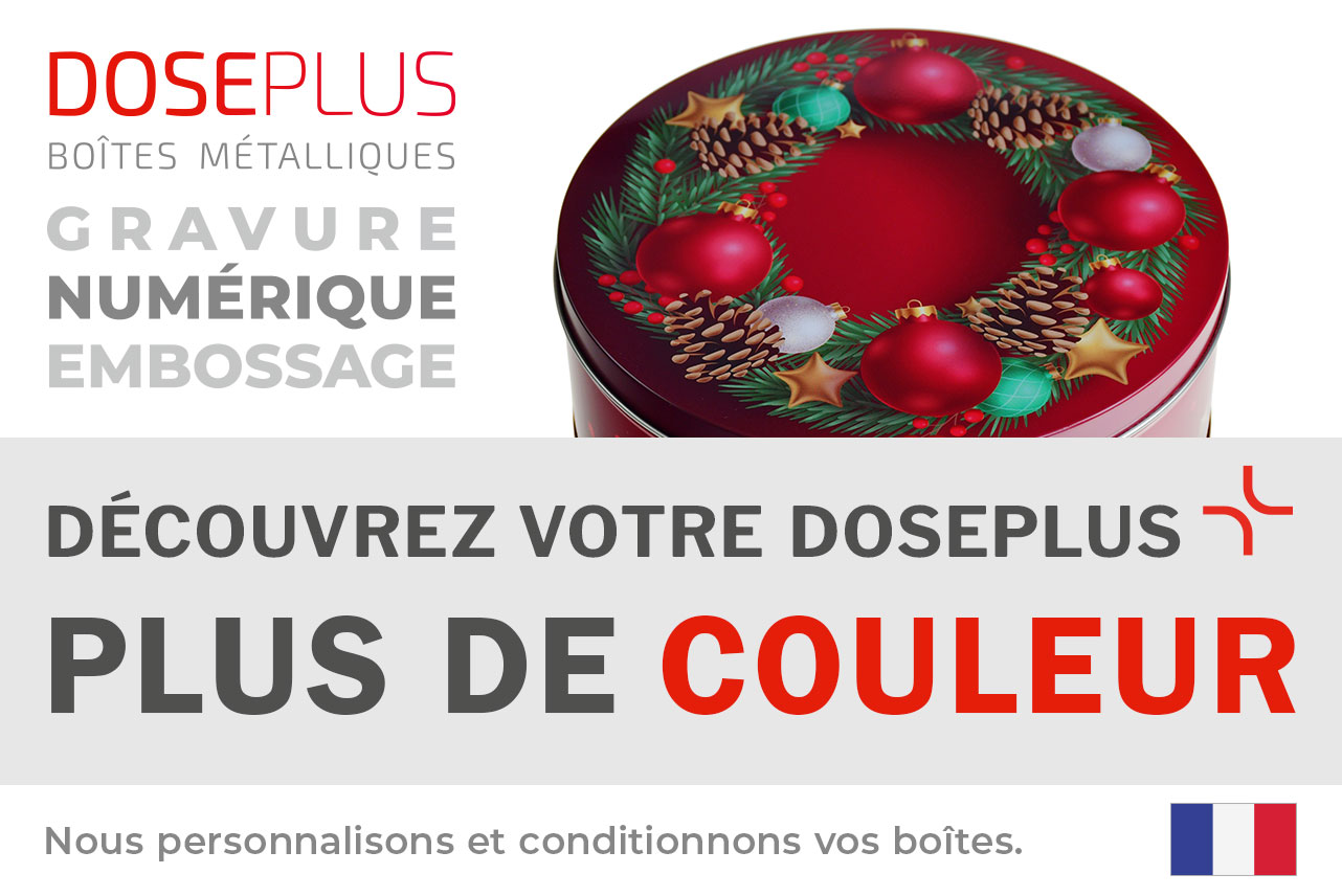 Impression offset sur boite metallique DSR-035
